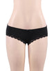 Black Hollowed Out Ladies' Panty