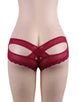 Red Hollowed Out Ladies' Panty