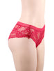 High Quality Wine Red Sexy Floral Lace Panty