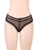 Black Lace Out Ladies' Panty