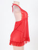 Romantic Red Open Back Flare&#160;Lingerie