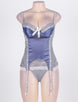 Pretty In Periwinkle Bustier And G-String