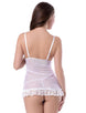 Romantic Feminine Fitted White Babydoll