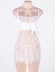 Strappy Sheer Mesh Laced Babydoll