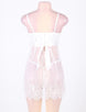 Strappy Sheer Mesh Laced Babydoll