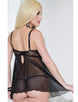 Sexy Women Open Cup Black Lace Babydoll