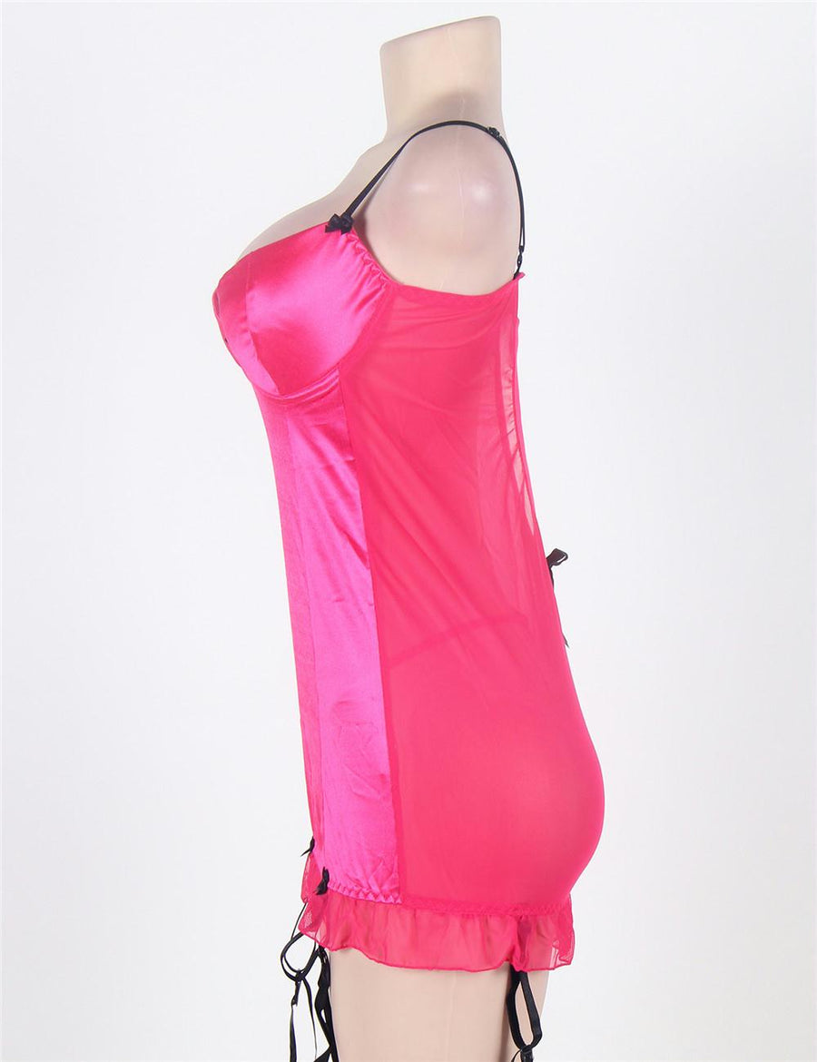 Clearance Sale Rosy Close Round Back Babydoll