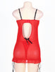 Red Round Back Babydoll With G-String