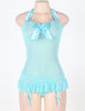 Obsessive Kalia Bow Front Light Blue Lingerie