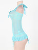 Obsessive Kalia Bow Front Light Blue Lingerie