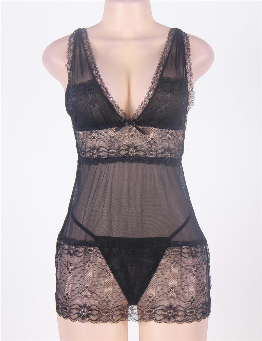 Sheer Mesh Babydoll