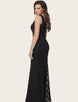 Lace Panel Maxi Dress