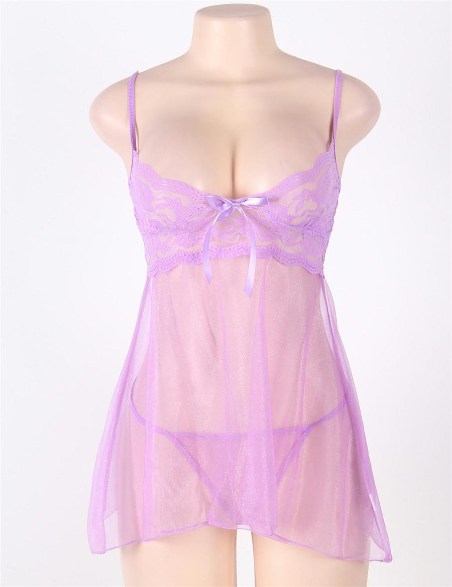 Two Tone Sparkle Babydoll