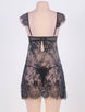 Black Beauty Lace Babydoll Set