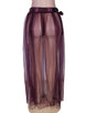 Dignity Purple Transparent Skirt