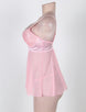 Plus Size Dynamic Pink Cute Dress