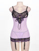 Cross-Dye Lace Peek-A-Boo Cup Chemise