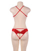 Red Lace Erotic Sexy Teddy