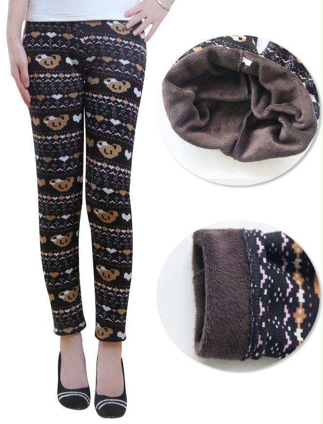 Winter thicken female leggings