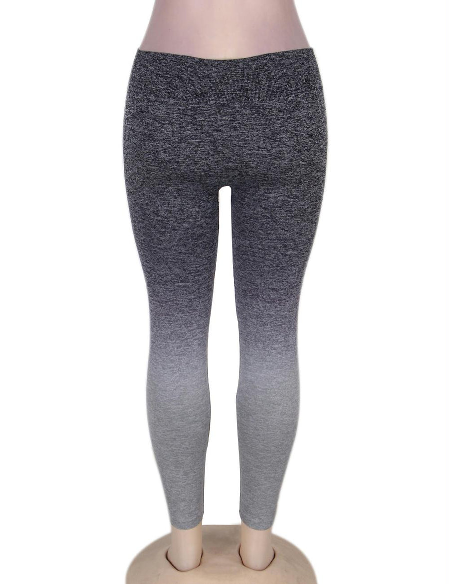 Grey Gradual Change Yoga Legging