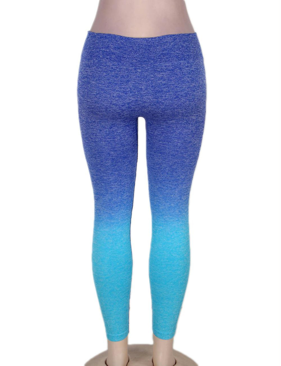 Blue Gradual Change GYM Legging