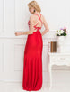 Trendy Red Embroidery Gorgeous Dress