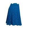 Floral Lace Skirt - Blue