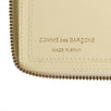 Leather Clover Embossed Wallet - Ivory