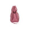 Leather Classic City Shoulder Bag - Pink