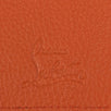 Kios Leather Stud Card Case Wallet - Rust Orange