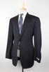 Drop 7 Striped Wool Slim/Trim Fit 2 Button Suit - Gray