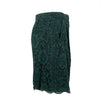 Floral Lace Cotton Blend Shorts - Green