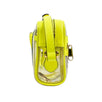 Clear Ophidia Neon Cross Body Bag - Clear / Yellow