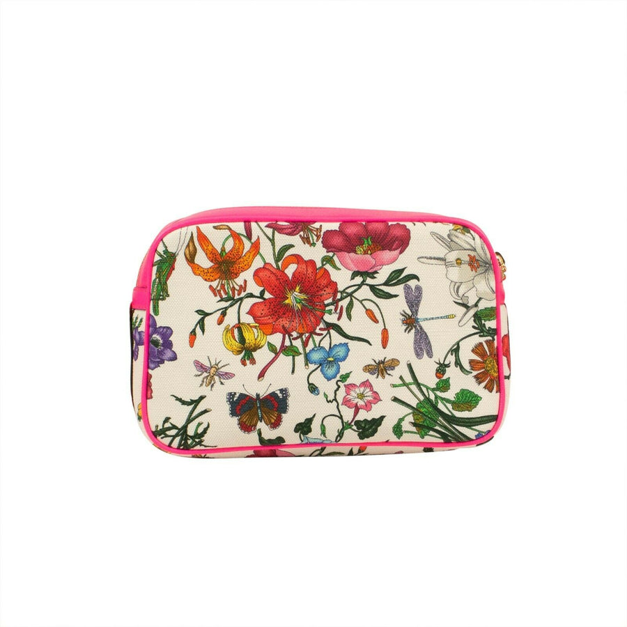 Floral Pattern Small Shoulder Bag - Multicolored