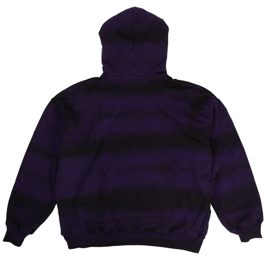 Shotgun Tie-Dye Over-Sized Hoodie Sweatshirt - Purple