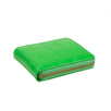 Leather Number Embossed Small Wallet - Green