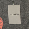 Cashmere Tree Design Back Sweater - Gray / Coral