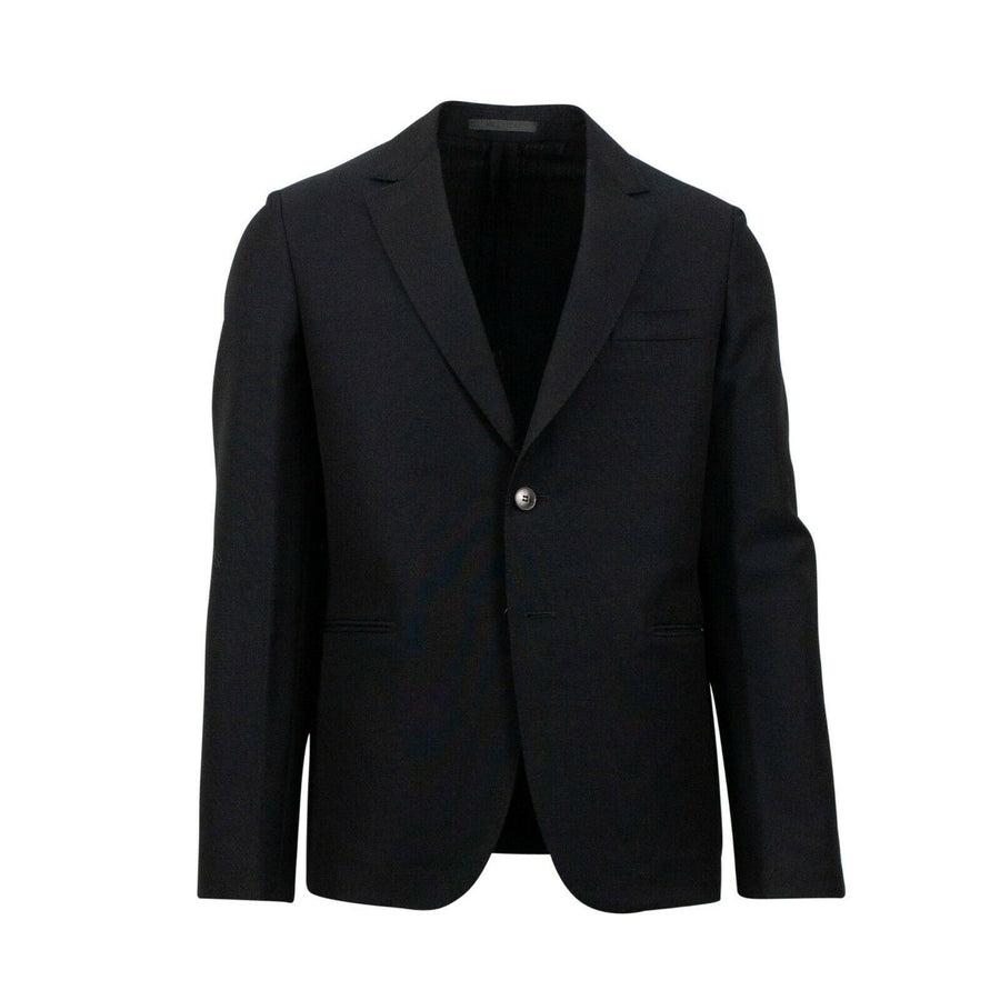 2 Button Wool Blend Suit - Navy Blue