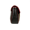 Quilted GG Marmont Chevron Leather Medium Shoulder Bag - -Black / Red