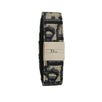 Canvas Oblique Jacquard Bracelet - Beige And Blue