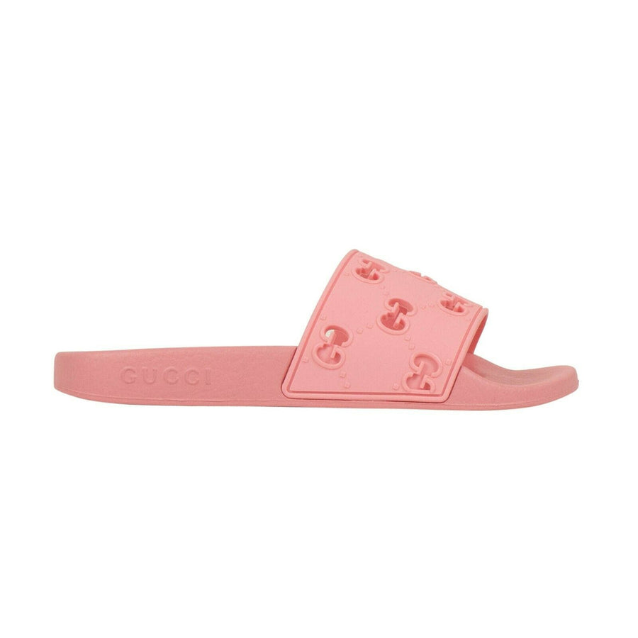 Children's Rubber GG Slides Sandals - Pink