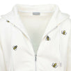 Dior Homme X Kaws Bees Zip Up Hoodie Sweater - Ivory