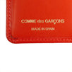 Leather Organizer Wallet - Red Orange