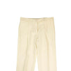 Pleated Front Wool Blend Pants - Cream