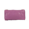 Shiny Textured Leather Giant 12 City Shoulder Bag - Purple