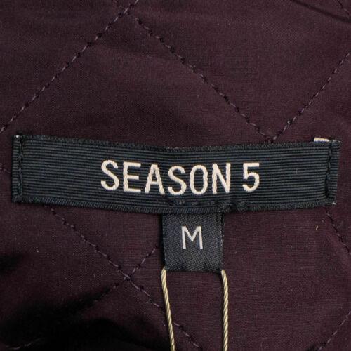 Season 5 'Oxblood Ink' Classic Bomber Jacket -  Burgundy