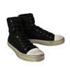 Men's Amiri Sunset Vintage Leopard Print High Top Sneakers - Black