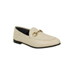 Leather Horsebit Loafers - White