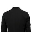 Wool Blend One Button Tuxedo - Black