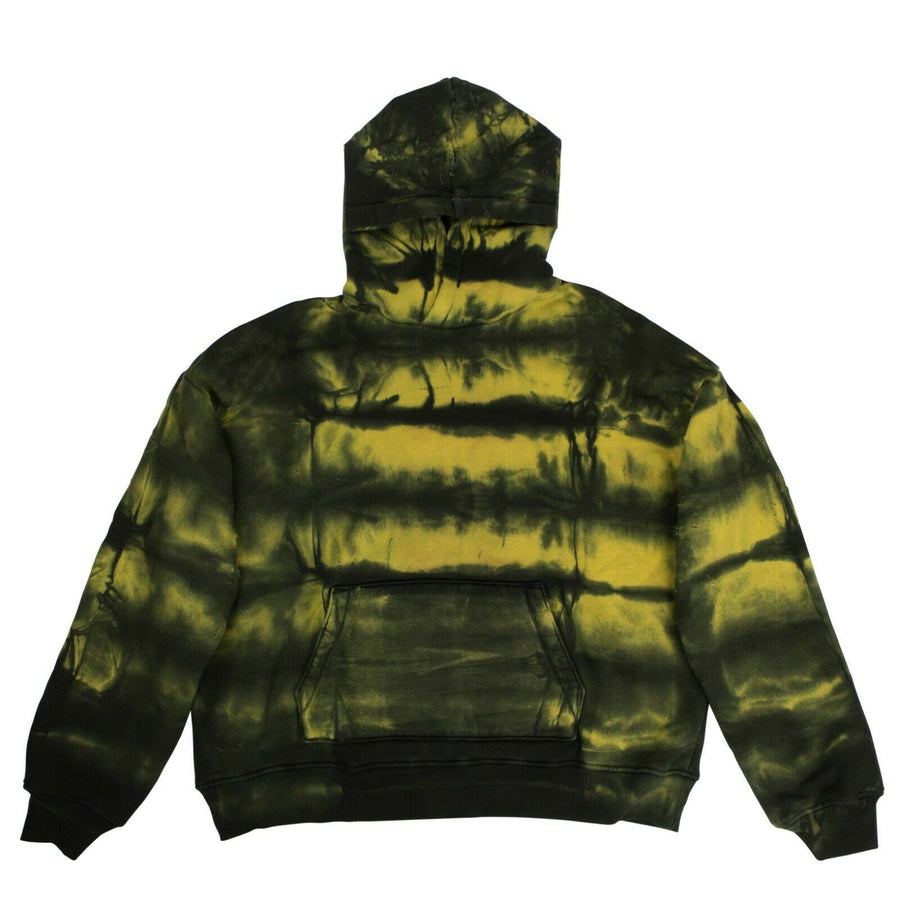 Shotgun Tie-Dye Over-Sized Hoodie Sweatshirt - Yellow